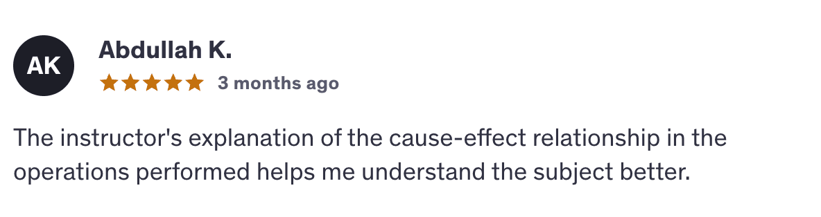 Student Review